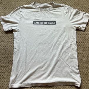 American Eagle shirt, size S (14 year old boy), vintage white.